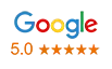 Google 5-star rating, 187 reviews