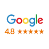 4.8 Rated on Google